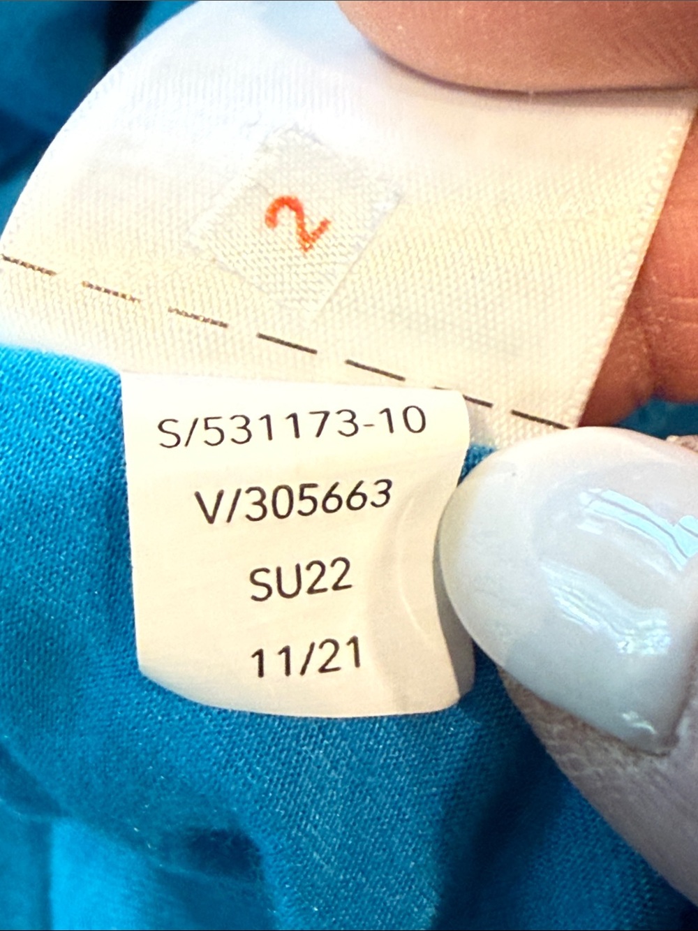Athleta Santorini Thera Dress In Aqua/Sky Blue Size XS - Picture 11 of 11